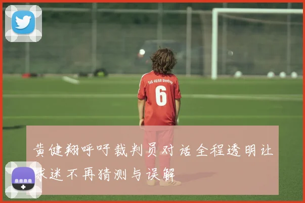 黄健翔呼吁裁判员对话全程透明让球迷不再猜测与误解